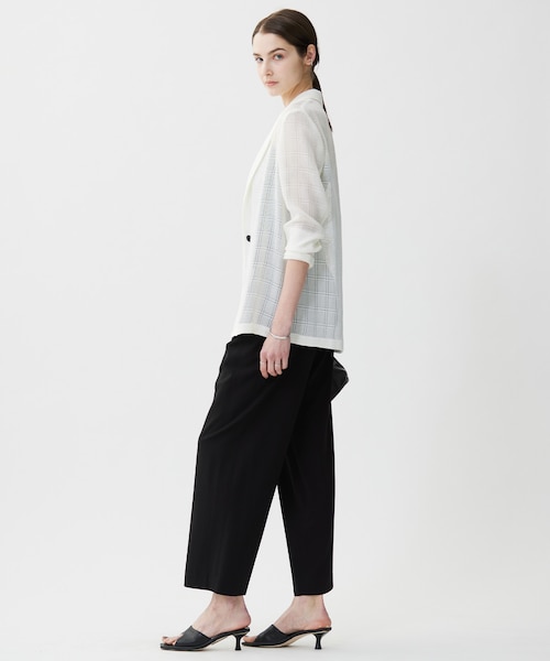 スクエアチェックレノクロス レースジャケット｜アイシービーの通販