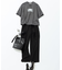 【接触冷感・UVケア・洗える】クロップド ロゴTEE