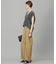 【洗える】ストレッチピーチツイル バレルパンツ