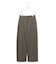 【洗える】ストレッチピーチツイル バレルパンツ