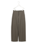 【洗える】ストレッチピーチツイル バレルパンツ