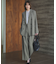 【UVカット・洗える】ウール2WAYストレッチ ダブルブレストジャケット