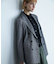 【UVカット・洗える】ウール2WAYストレッチ ダブルブレストジャケット