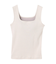 【洗える】【OUR WACOAL コラボ】カップイン スクエアネック タンクトップ