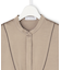 【WEB＆一部店舗限定】 DrapySatin バンドカラーシャツ
