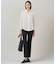 【WEB限定・接触冷感・UVケア・速乾・洗える】BackSatinAmunzen キーネックブラウス