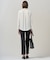 【WEB限定・接触冷感・UVケア・速乾・洗える】BackSatinAmunzen キーネックブラウス