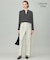 【WEB限定・接触冷感・UVケア・速乾・洗える】BackSatinAmunzen キーネックブラウス