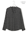 【WEB限定・接触冷感・UVケア・速乾・洗える】BackSatinAmunzen キーネックブラウス