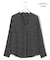 【WEB限定・接触冷感・UVケア・速乾・洗える】BackSatinAmunzen キーネックブラウス