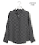 【WEB限定・接触冷感・UVケア・速乾・洗える】BackSatinAmunzen キーネックブラウス