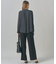 【WEB限定カラーあり・接触冷感・UVケア・速乾・洗える】BackSatinAmunzen バンドカラーブラウス