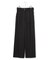 ウォームサテン ワイドストレートパンツ