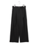 ウォームサテン ワイドストレートパンツ