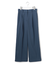 ウォームサテン ワイドストレートパンツ