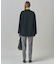 WoolRever ノーカラーショートコート