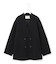 WoolRever ノーカラーショートコート