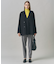 WoolRever ノーカラーショートコート