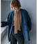 WoolRever ノーカラーショートコート