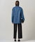 WoolRever ノーカラーショートコート