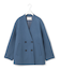 WoolRever ノーカラーショートコート
