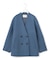 WoolRever ノーカラーショートコート