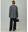 WoolRever ノーカラーショートコート