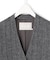 WoolRever ノーカラーショートコート