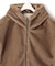 【洗える】ミンクライクファー フーディジレ コート