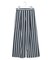 サッカードビーストライプ ワイドパンツ
