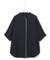 【新色追加・WEB限定カラーあり】BackSatinAmunzen 5分袖バンドカラーブラウス