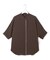 【新色追加・WEB限定カラーあり】BackSatinAmunzen 5分袖バンドカラーブラウス