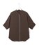 【新色追加・WEB限定カラーあり】BackSatinAmunzen 5分袖バンドカラーブラウス