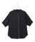 【新色追加・WEB限定カラーあり】BackSatinAmunzen 5分袖バンドカラーブラウス