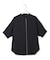 【新色追加・WEB限定カラーあり】BackSatinAmunzen 5分袖バンドカラーブラウス