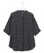 【新色追加・WEB限定カラーあり】BackSatinAmunzen 5分袖バンドカラーブラウス