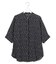 【新色追加・WEB限定カラーあり】BackSatinAmunzen 5分袖バンドカラーブラウス