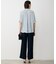 【新色追加・WEB限定カラーあり】BackSatinAmunzen 5分袖バンドカラーブラウス