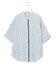 【新色追加・WEB限定カラーあり】BackSatinAmunzen 5分袖バンドカラーブラウス