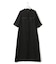 FluidBackSatin シャツワンピース