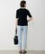 【WEB限定カラーあり】 シンセティックハイゲージ 半袖Vネックニット