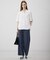 【CLASSY.掲載・新色追加・WEB限定カラーあり】FluidBackSatin ワイドパンツ