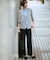 【WEB限定カラーあり】FluidBackSatin ワイドパンツ