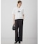 【CLASSY.掲載・新色追加・WEB限定カラーあり】FluidBackSatin ワイドパンツ