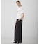 【CLASSY.掲載・新色追加・WEB限定カラーあり】FluidBackSatin ワイドパンツ