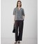 【CLASSY.掲載・新色追加・WEB限定カラーあり】FluidBackSatin ワイドパンツ