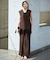 【CLASSY.掲載・新色追加・WEB限定カラーあり】FluidBackSatin ワイドパンツ