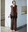 【CLASSY.掲載・新色追加・WEB限定カラーあり】FluidBackSatin ワイドパンツ