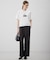 【CLASSY.掲載・新色追加・WEB限定カラーあり】FluidBackSatin ワイドパンツ