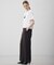 【CLASSY.掲載・新色追加・WEB限定カラーあり】FluidBackSatin ワイドパンツ